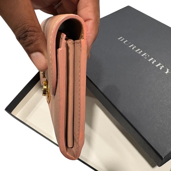 Burberry Leather Long Wallet -EUC - Picture 7 of 9